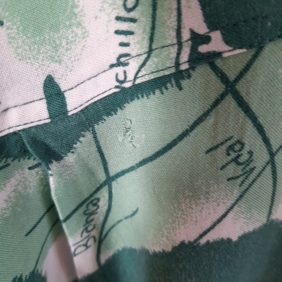 Vintage Print Shirt Don't Cry For Me Argentina Size L - Picture 7 of 7